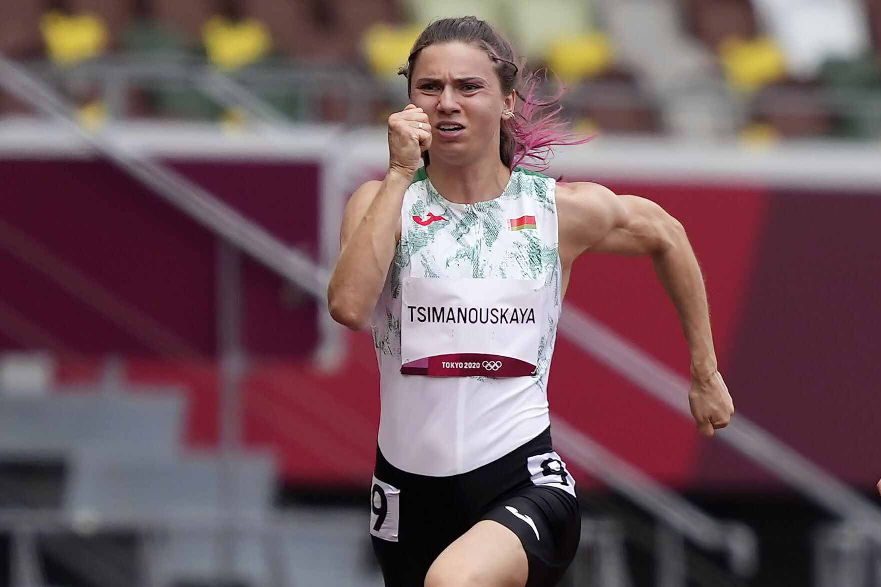 2021: Krystsina Tsimanouskaya